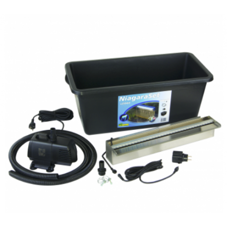 Image 1 - UBBINK Set Niagara 60 LED - Kit pour chute d'eau de Bassin Aqua Store