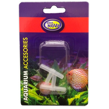 AQUA NOVA Raccords 3 voies 90° pour tuyaux Ø 4/6mm - Lot de 2 Aqua Store