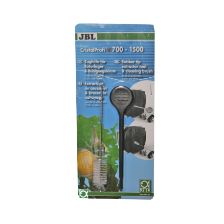 JBL Extracteur de coussinet + Brosse de nettoyage pour CristalProfi e Aqua Store