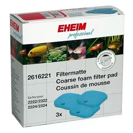 EHEIM Mousses Bleues Expérience et Professionnel 150/250 - Lot de 3 Aqua Store