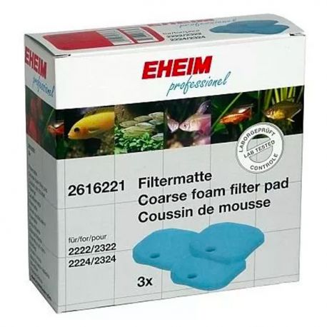 EHEIM Mousses Bleues Expérience et Professionnel 150/250 - Lot de 3