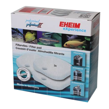 EHEIM 2616265 Ouate Filtrante Experience 350 et Professionnel (x3)