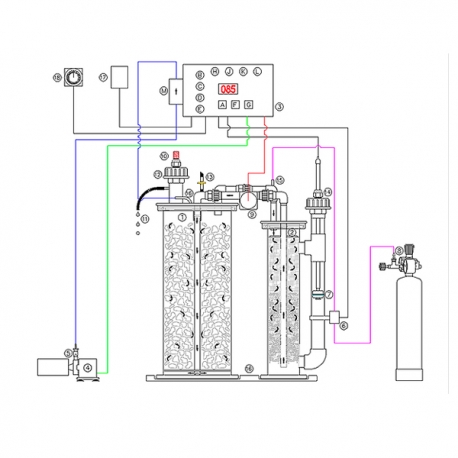 Image 1 - DELTEC Réacteur à calcium CR Twin-Tech 10000 Aqua Store