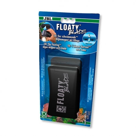 JBL Floaty Blade L, aimant pour aquarium, vitre 15mm maximum