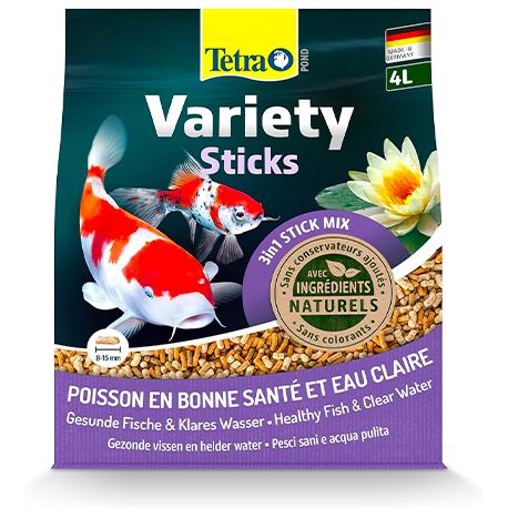 TETRA POND Variety Sticks - Sac de 600 g - 4 L Aqua Store