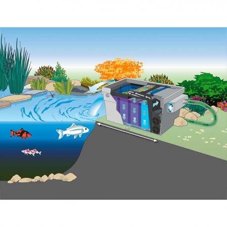 OASE BioTec ScreenMatic 2 Set 60 000 - Filtre + UV + Pompe pour Bassin jusqu'à 60000 L