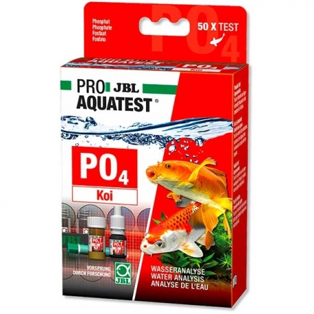 JBL ProAquaTest PO4 Phosphat Koi - Test PO4 pour bassin - 50 tests