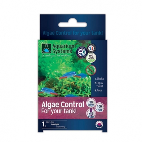 AQUANET Algonet Anti-algues pour aquarium 2 x 27 ml