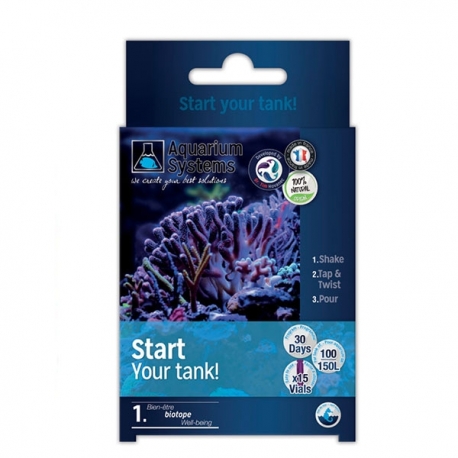 AQUARIUM SYSTEMS Programme Start Up Marine - 15 doses Aqua Store