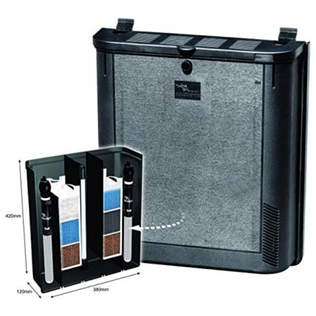 AQUATLANTIS Biobox 3 - Kit complet - Filtre interne pour aquarium jusqu'à 500 litres