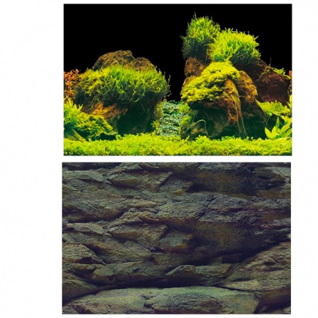 AQUA NOVA Rock/Plants XL - Poster pour aquarium