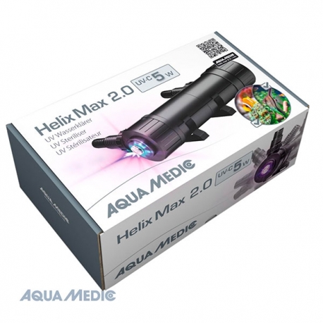 AQUA MEDIC Helix Max 2.0 - 5 Watts - Filtre UV pour aquarium et bassin