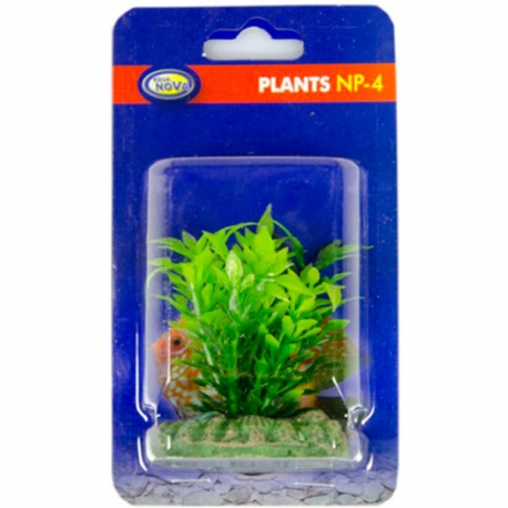 AQUA NOVA Buisson - Plante artificielle pour aquarium - Hauteur 4 cm