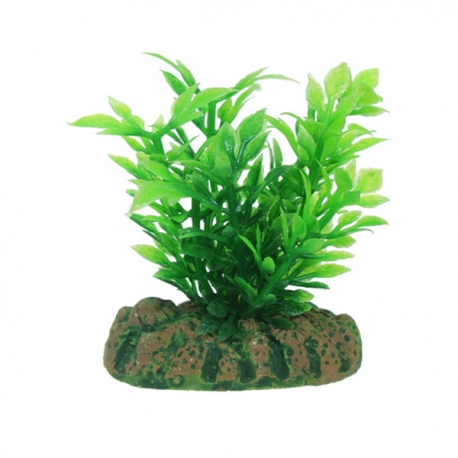 AQUA NOVA Buisson - Plante artificielle pour aquarium - Hauteur 4 cm