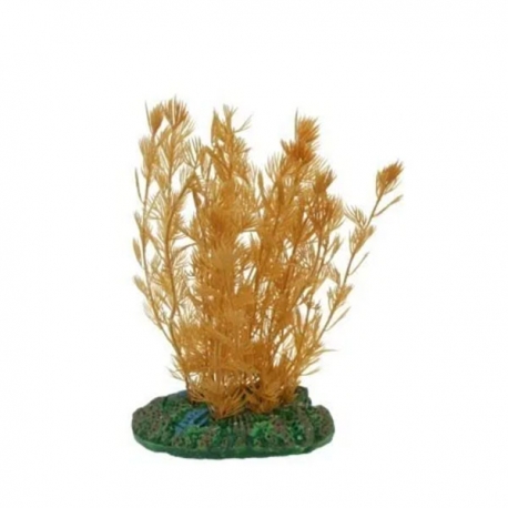 AQUA NOVA Myriophylle jaune - Plante artificielle pour aquarium - Hauteur 13 cm