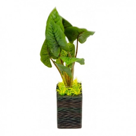 AQUA NOVA - Plante artificielle pour aquarium - Hauteur 25 cm