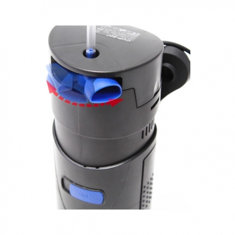 SUNSUN CUP-807 Filtre + UV 7 Watts + pompe pour aquarium jusqu'à 500L