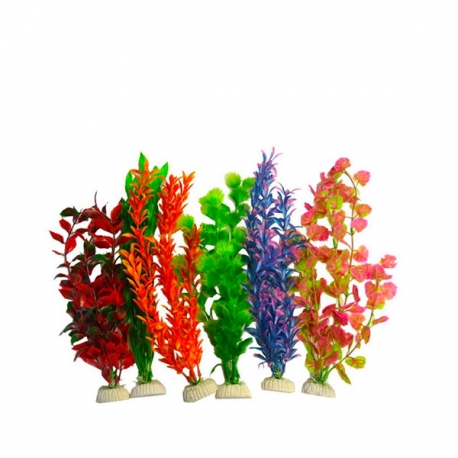 SUPERFISH Easy Plants L - Plante artificielle pour aquarium - Lot de 6