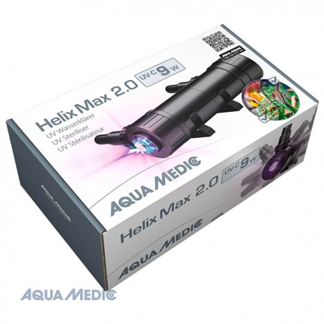 AQUA MEDIC Helix Max 2.0 - 9 Watts - Filtre UV pour aquarium et bassin