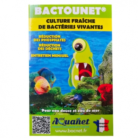 AQUANET Bactounet - Bactéries vivantes - 27 ml