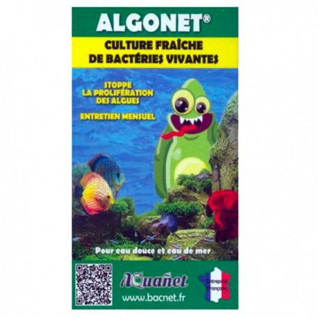 AQUANET Algonet - Anti-algue pour aquarium - 2 x 27 ml