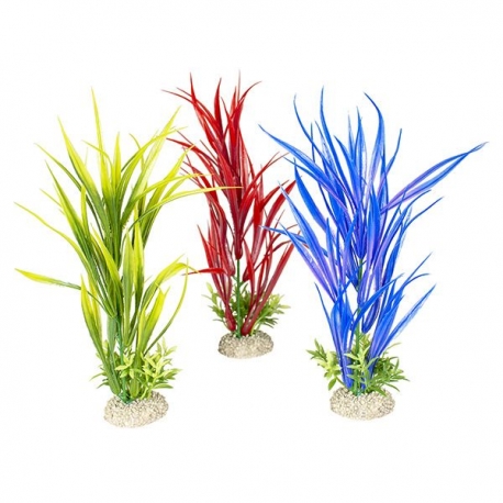 AQUA DELLA Amazon Sword Set M - Plante artificielle - Coloris divers - 30 cm - Vendu à l'unité