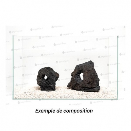 Image 1 - AQUA DECO Lava Cave Noir - Taille S - Vendue à l'unité Aqua Store