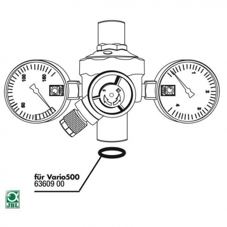 Image 1 - JBL Joint Ø 8 mm pour détendeur CO2 Proflora Vario 500 - Lot de 2 Aqua Store