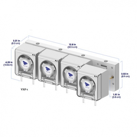 ECOTECH MARINE Versa VXF-1 - Pompe doseuse 4 canaux