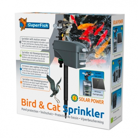SUPERFISH Bird & Cat Sprinkler - Anti héron pour bassin