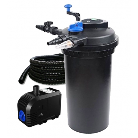  SUNSUN Kit Premium CPF-15000 - Filtre Pression + UV + Pompe pour bassin