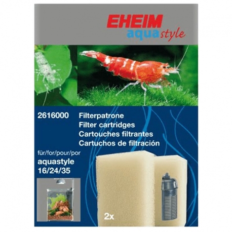 EHEIM Cartouche filtrante pour AquaCorner 60 - Lot de 2