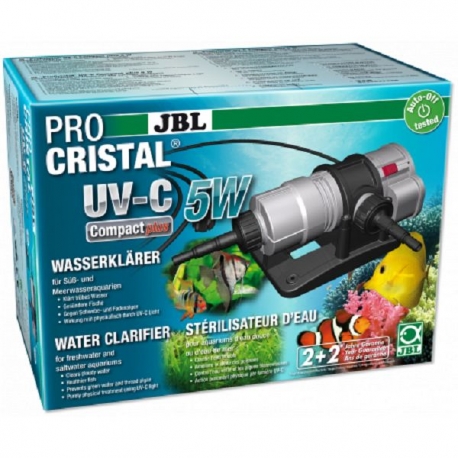 JBL ProCristal UV-C Compact plus 5 Watts - Filtre UV pour aquarium