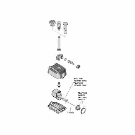 EHEIM 7604478 Turbine pour filtre et pompe bassin