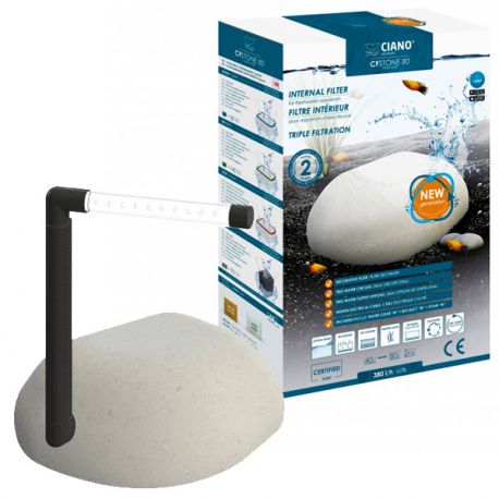 CIANO CF Stone 80 Filtre interne pour aquarium jusqu'à 80 litres Aqua Store