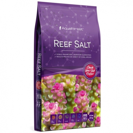 AQUAFOREST Reef Salt Bag 25 kg Aqua Store