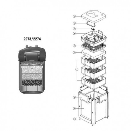 EHEIM Professionel 5e 350 Connecté - Filtre pour aquarium de 180 à 350 L