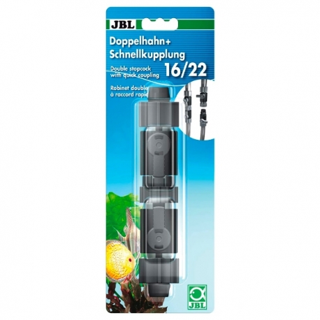 JBL Robinet double à raccord rapide 16/22 Aqua Store