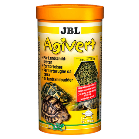 JBL Agivert, nourriture tortues terrestres - 1000 ml