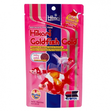 HIKARI Gold Goldfish Baby - 100 g - Nourriture poissons aquarium