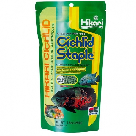 HIKARI Cichlid Staple Mini - 250 g - Nourriture poissons aquarium