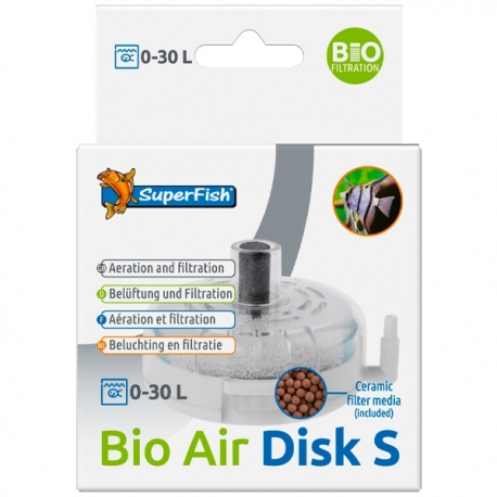 SUPERFISH Bio Air Disk S - Filtre exhausteur pour aquarium