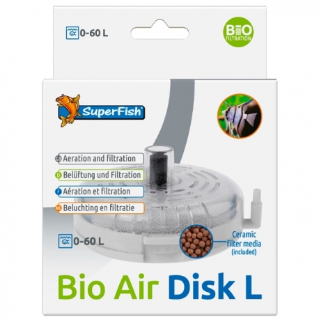 SUPERFISH Bio Air Disk L - Filtre exhausteur pour aquarium