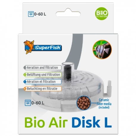 SUPERFISH Bio Air Disk L - Filtre exhausteur pour aquarium Aqua Store