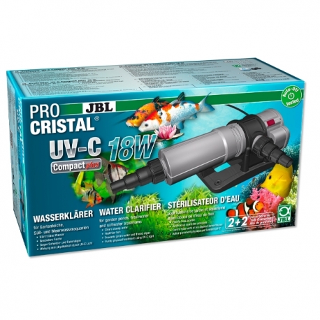 JBL ProCristal UV-C Compact plus 18 Watts - Filtre UV pour aquarium