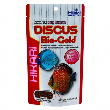 HIKARI Discus Bio Gold - 80 g - Nourriture poissons aquarium