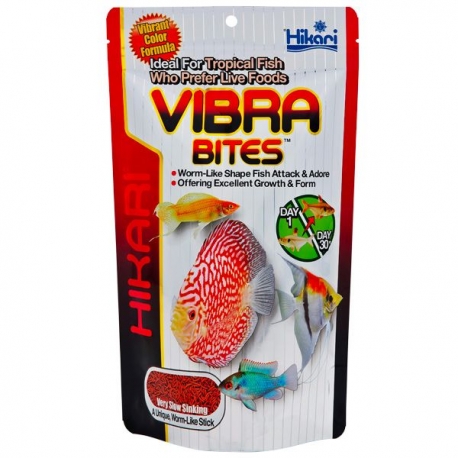 HIKARI Vibra Bites - 73 g - Aliment pour poissons aquarium