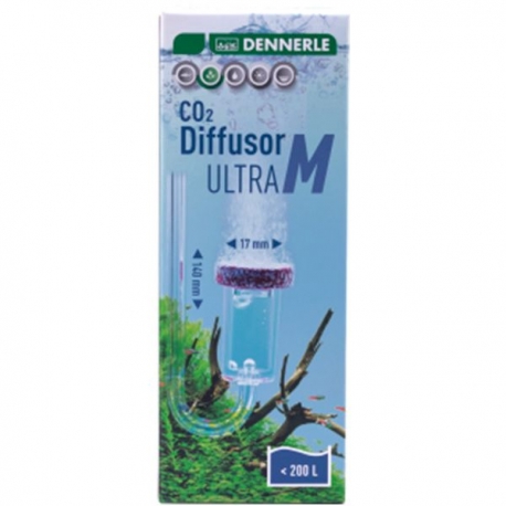 DENNERLE CO2 Diffusor Ultra M Diffuseur aquarium jusqu'à 200 L