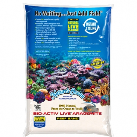 NATURE'S OCEAN - Aragonite Live reef substrate - 1,0-2,5mm - 7,26 Kg Aqua Store