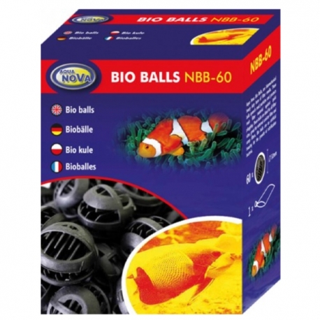 AQUA NOVA Bio Balles - Boîte de 60